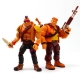 Les Tortues Ninja - Pack 2 figurines BST AXN Arcade Flashing BeBop & Rocksteady Exclusive 13 cm