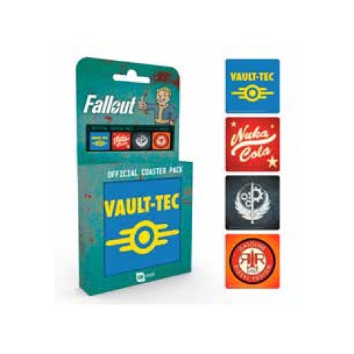 Fallout - Pack 4 sous-verres Mix