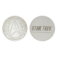 Star Trek - Pack 4 médaillons Starfleet Division Limited Edition (plaqué argent)