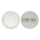 Star Trek - Pack 4 médaillons Starfleet Division Limited Edition (plaqué argent)