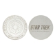 Star Trek - Pack 4 médaillons Starfleet Division Limited Edition (plaqué argent)