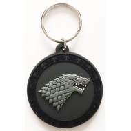 Game of Thrones - Porte-clés caoutchouc Stark 6 cm