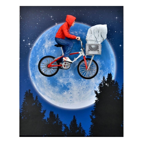 E.T., l'extra-terrestre - Figurine Elliott & E.T. en vélo 13 cm