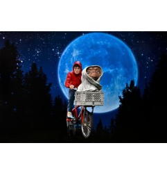 E.T., l'extra-terrestre - Figurine Elliott & E.T. en vélo 13 cm