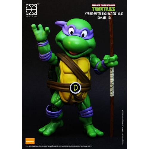Les Tortues ninja - Figurine Hybrid Metal Donatello 14 cm