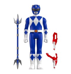 Power Rangers - Mighty Morphin  ReAction figurine Wave 3 Blue Ranger 10 cm