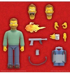 Les Simpson - Figurine Ultimates Hank Scorpio 18 cm
