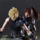 Final Fantasy VII Remake Play Arts Kai - Figurines et véhicule Jessie, Cloud & Bike