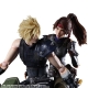 Final Fantasy VII Remake Play Arts Kai - Figurines et véhicule Jessie, Cloud & Bike