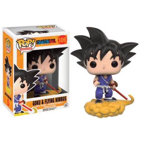Dragon Ball - Dragonball Z POP! Animation Vinyl figurine Goku et le nuage magique 9 cm