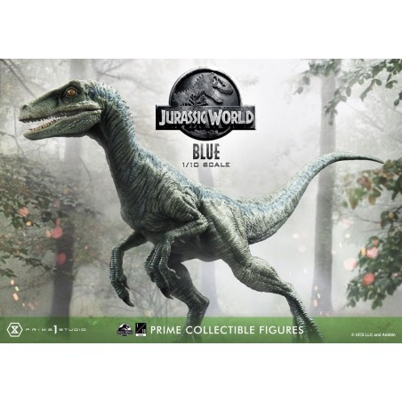 Jurassic World: Fallen Kingdom - Statuette Prime Collectibles 1/10 Blue (Open Mouth Version) 17 cm
