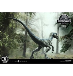 Jurassic Park - Jurassic World: Fallen Kingdom statuette Prime Collectibles 1/10 Blue (Open Mouth Version) 17 cm