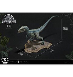 Jurassic World: Fallen Kingdom - Statuette Prime Collectibles 1/10 Blue (Open Mouth Version) 17 cm