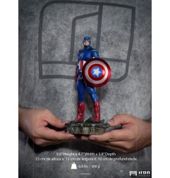 The Infinity Saga - Statuette BDS Art Scale 1/10 Captain America Battle of NY 23 cm