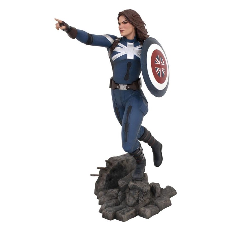 Marvel Comics Statuetta Captain Marvel Mohawk - Diamond Select Gallery 2016, Edizione Limitata 1500 Pezzi