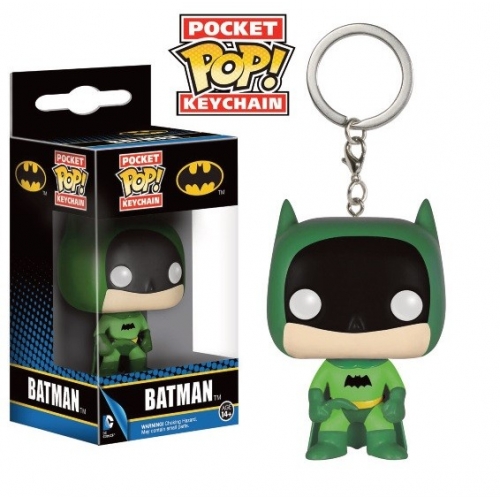 Batman - Pocket Pop Porte Cle Batman 75th Anniv Colourways Vert 4cm