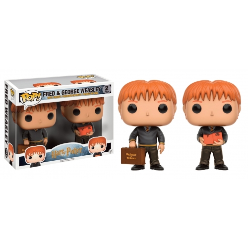 Harry Potter - Pack 2 Figurines POP! Fred & George Weasley 9 cm