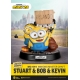 Les Minions - Statuette Master Stuart & Bob & Kevin 35 cm