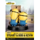 Les Minions - Statuette Master Stuart & Bob & Kevin 35 cm