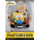 Les Minions - Statuette Master Stuart & Bob & Kevin 35 cm