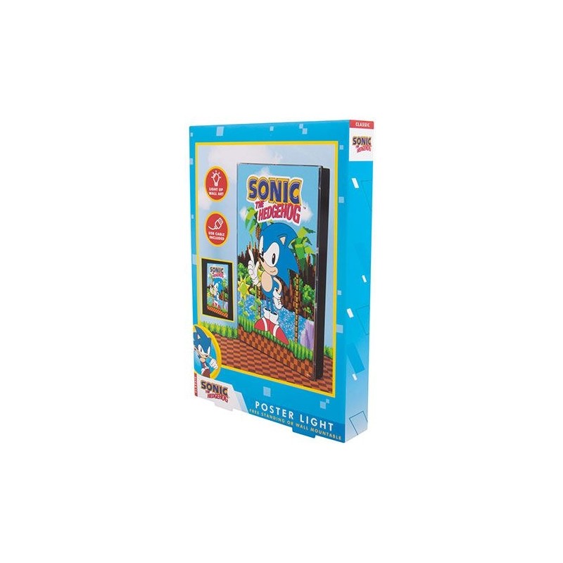 Sonic The Hedgehog - Sonic Poster avec fonction lumineuse