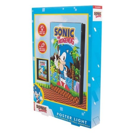 Sonic The Hedgehog - Sonic Poster avec fonction lumineuse