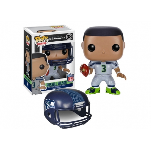 NFL - Figurine POP! Russell Wilson (Seattle Seahawks) 9 cm