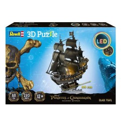 Pirates des Caraïbes - : La Vengeance de Salazar puzzle 3D Black Pearl LED Edition