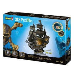 Pirates des Caraïbes - : La Vengeance de Salazar puzzle 3D Black Pearl LED Edition