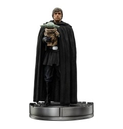 Star Wars - The Mandalorian statuette 1/10 Art Scale Luke Skywalker et Grogu 21 cm