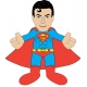 DC Comics - Peluche Superman Classic 25 cm