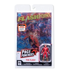 DC Comics - DC Direct figurine et comic book Page Punchers The Flash (Flashpoint) Metallic Cover Variant (SDCC) 8 cm