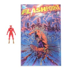 DC Comics - DC Direct figurine et comic book Page Punchers The Flash (Flashpoint) Metallic Cover Variant (SDCC) 8 cm