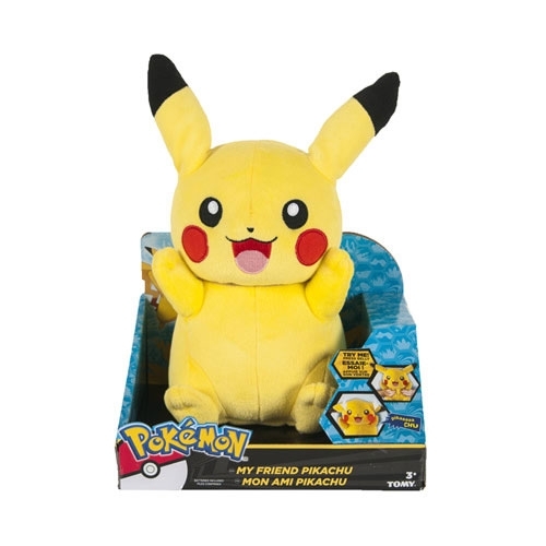 Pokemon - Peluche parlante Pikachu 30 cm