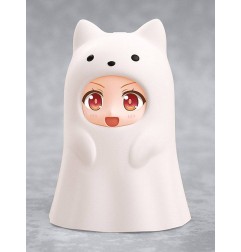 Nendoroid More - Accessoire Kigurumi Face Parts Case pour figurines Nendoroid Ghost Cat White 10 cm