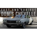 Fast & Furious - Réplique 1970 Dom's Chevrolet Chevelle métal 1/24