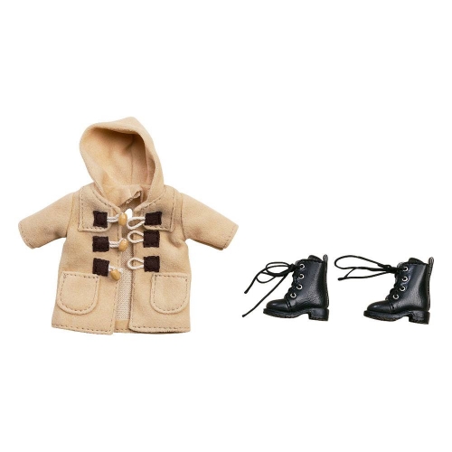 Original Character - Accessoires pour figurines Nendoroid Warm Clothing Set: Boots & Duffle Coat (Beige)