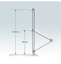 The Simple Stand Nendoroid More - Pack 3 socles pour figurines Hex Type
