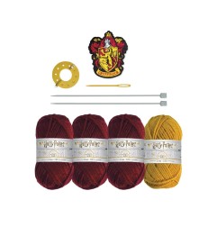 Harry Potter - Kit Tricot bonnet Gryffindor
