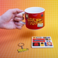 Retour vers le futur - Set mug, sous-verre et porte-clés Out a Time