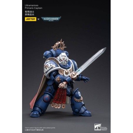 Warhammer 40k - Figurine 1/18 Ultramarines Primaris Captain 12 cm