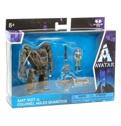 Avatar - Figurines Deluxe Medium Amp Suit & Colonel Miles Quaritch