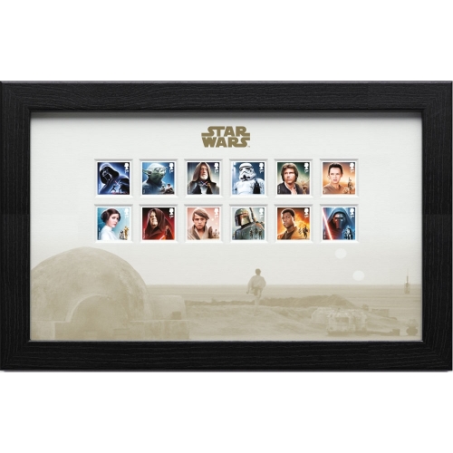 Star Wars - Timbres encadrés Characters 43 x 27 cm