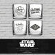 Star Wars - Pack 4 verres Famous Quotes