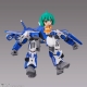 Macross Frontier - TINY SESSION VF-25G MESSIAH VALKYRIE (MICHAEL USE) with RANKA 10 cm