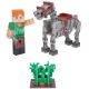 Minecraft - Figurine Alex with Skeleton Horse 8 cm