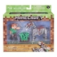 Minecraft - Figurine Alex with Skeleton Horse 8 cm