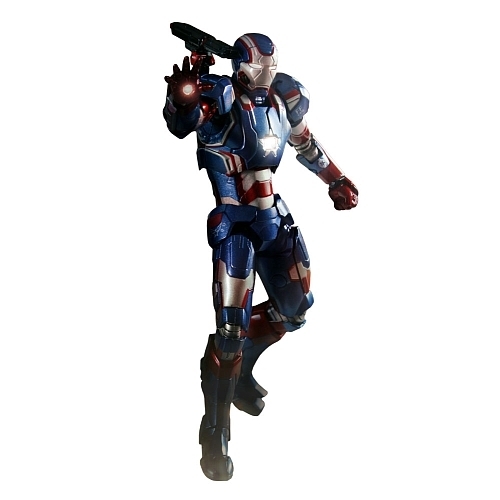 Iron Man 3 - Figurine métal Super Alloy 1/12 Iron Patriot 15 cm