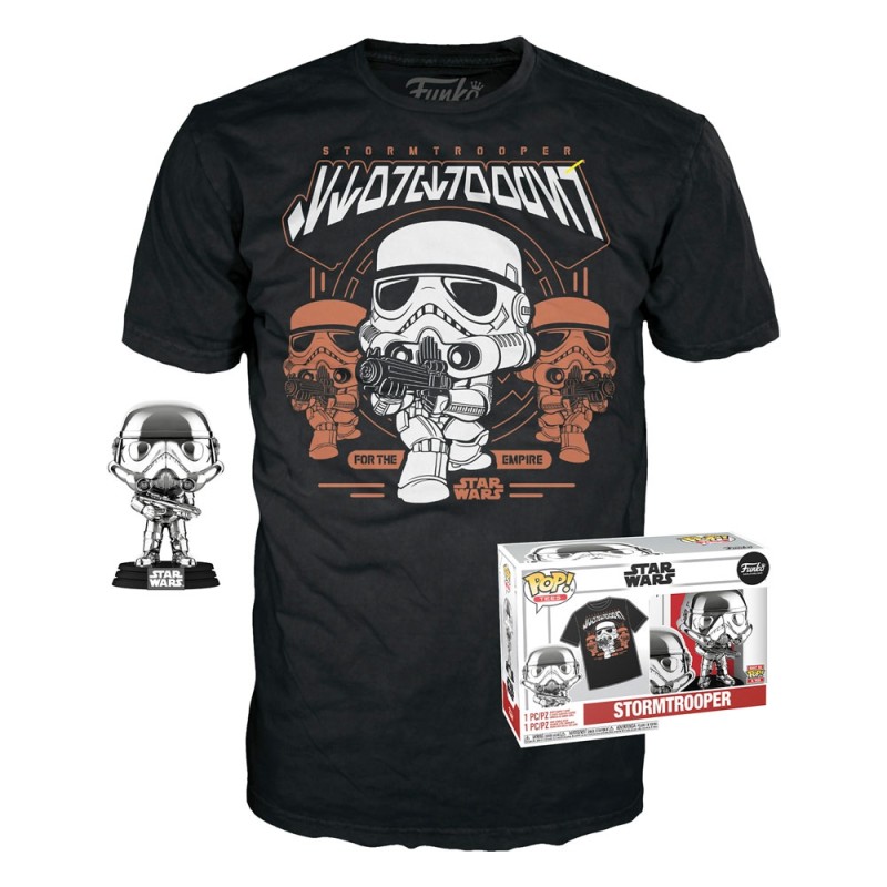 Star Wars - POP! & Tee set figurine et T-Shirt Stormtrooper Star Wars - POP! & Tee set figurine et T-Shirt Stormtrooper