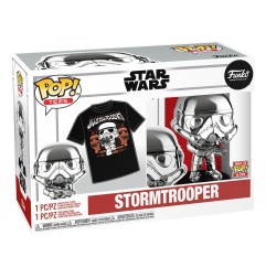 Star Wars - POP! & Tee set figurine et T-Shirt Stormtrooper 
